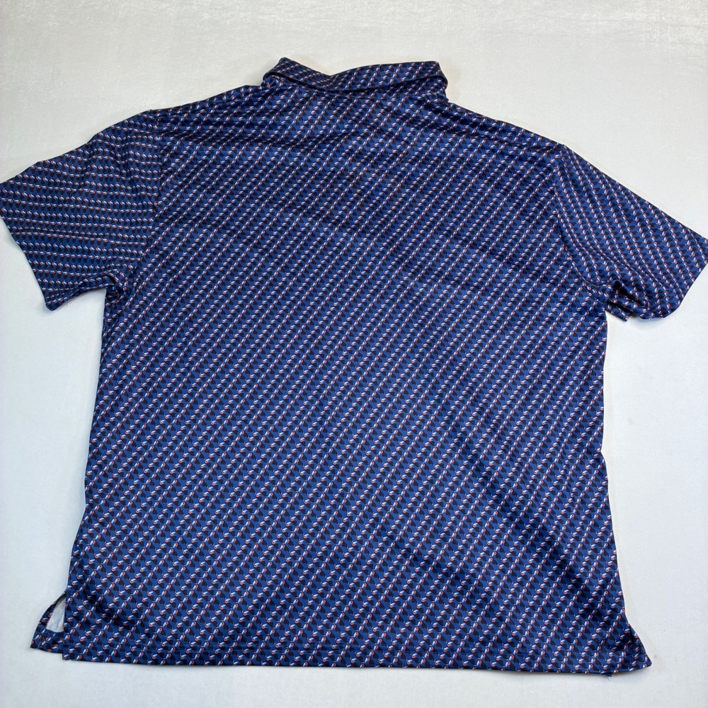 Ben Hogan Polo Shirt Mens 2XL Navy Blue Toucan Print‎ Performance Golf Stretch - Picture 4 of 7
